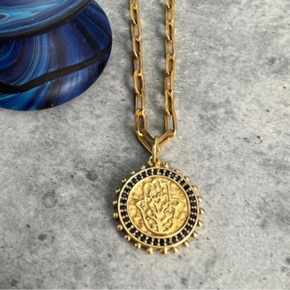 Karma and Luck Protected Blessing Double Sided Necklace - Picture 3 of 6